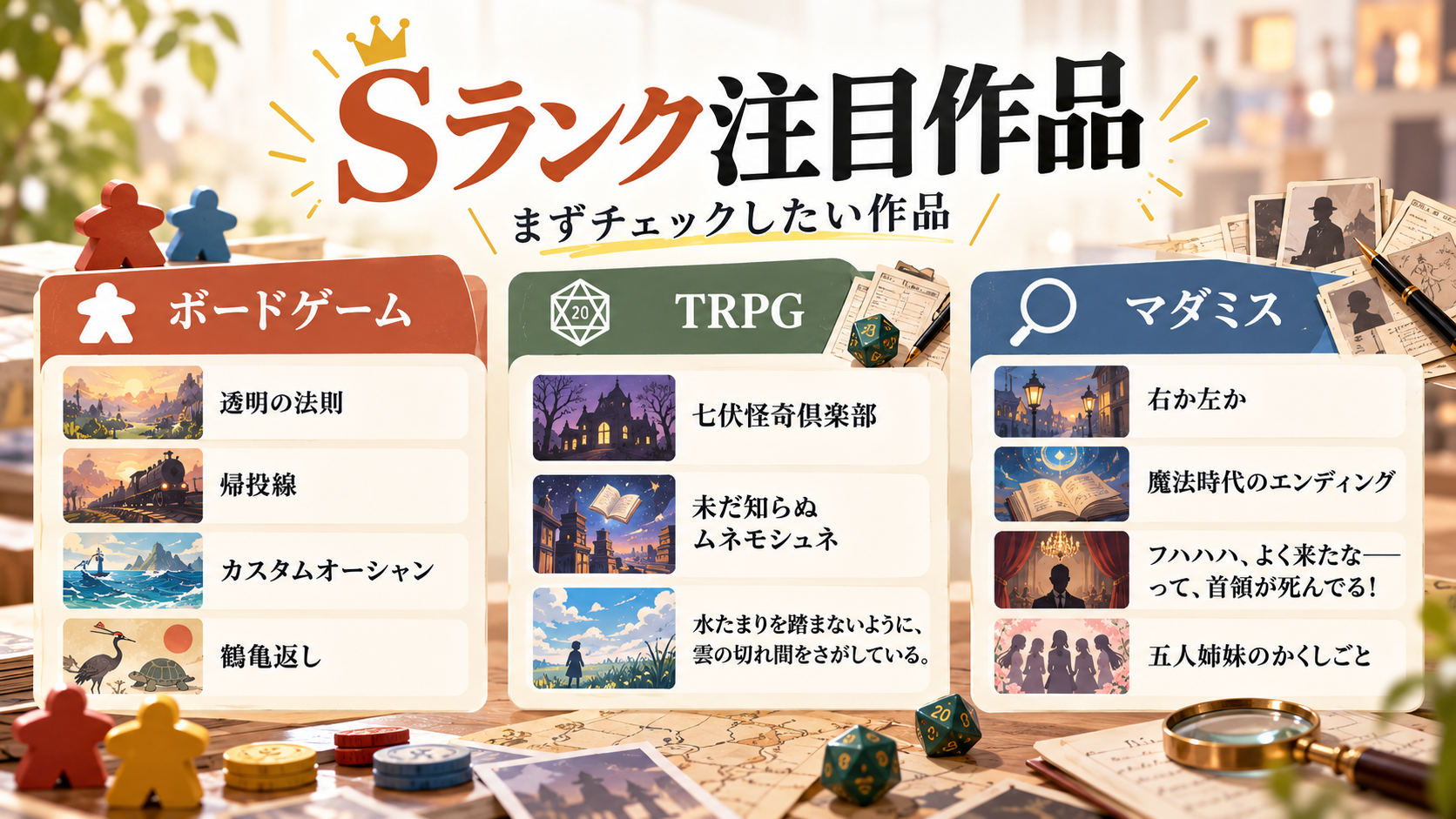 ゲームマーケット2026秋の予約の考え方