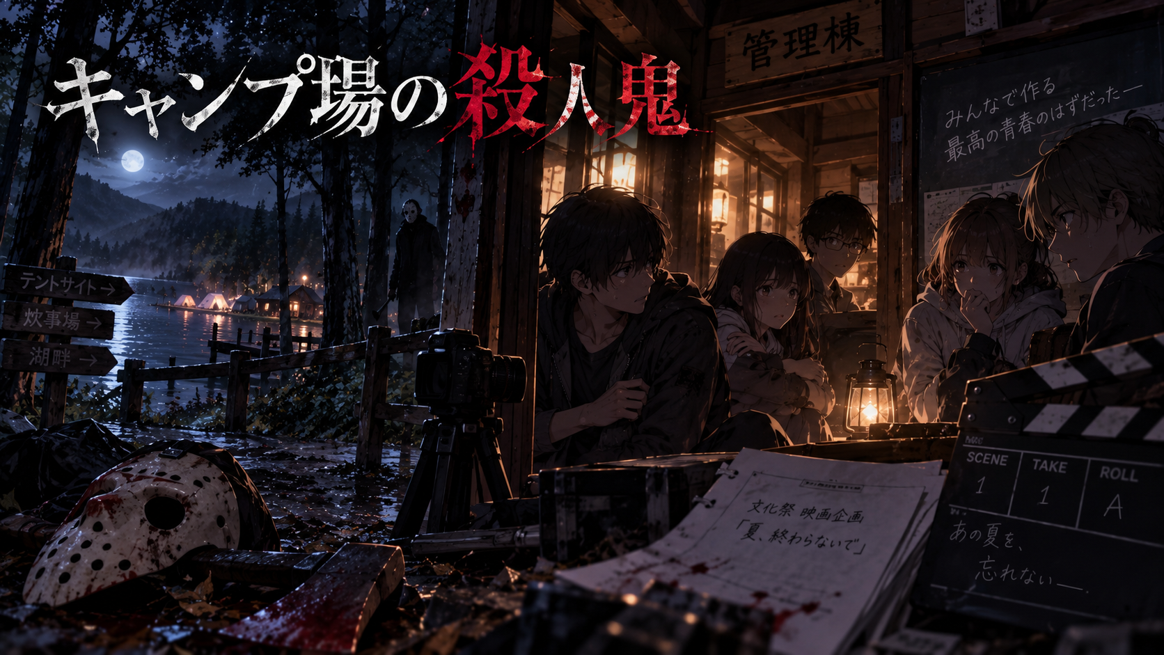 キャンプ場の殺人鬼の作品イメージ