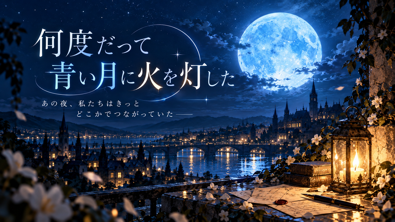 何度だって青い月に火を灯したの作品イメージ