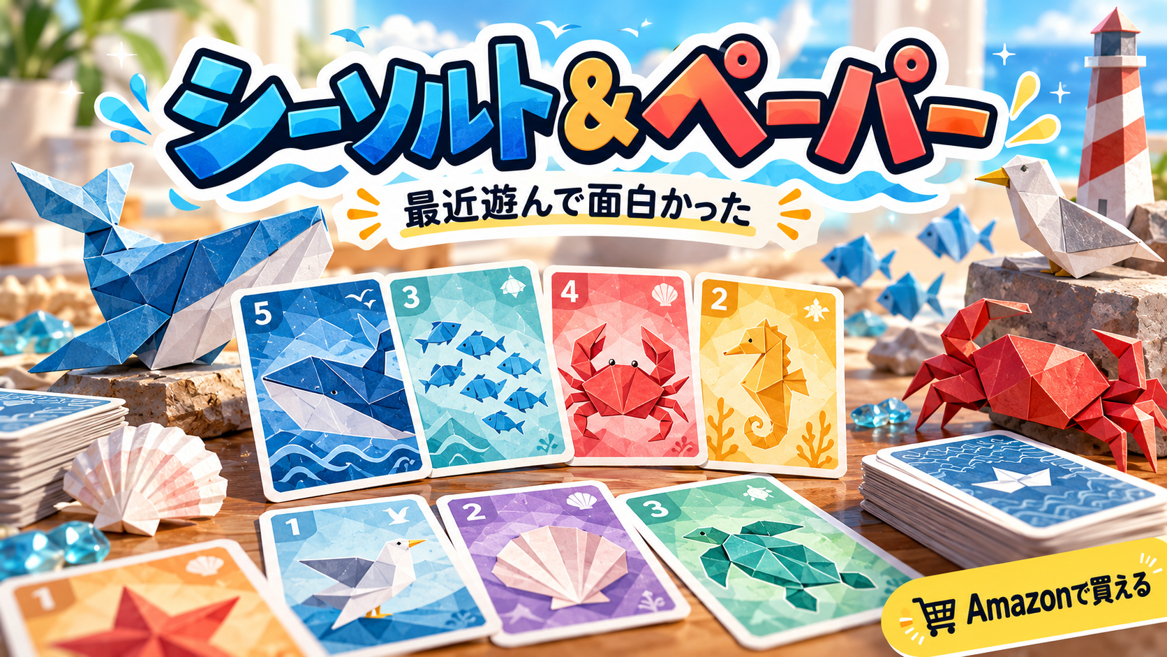 シーソルト＆ペーパー ボードゲームのイメージ