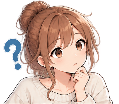 買う前メモの女性案内キャラクター