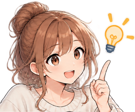 買う前メモの女性案内キャラクター